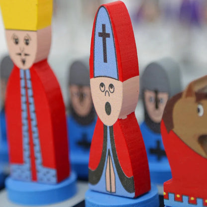 Chess Set – educational game for children, colour-coded board