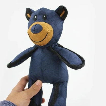 Chew Resistant Interactive Bear Dog Toys for Heavy Chewers