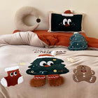 Milk velvet - Christmas tree Brown (with cushion)
