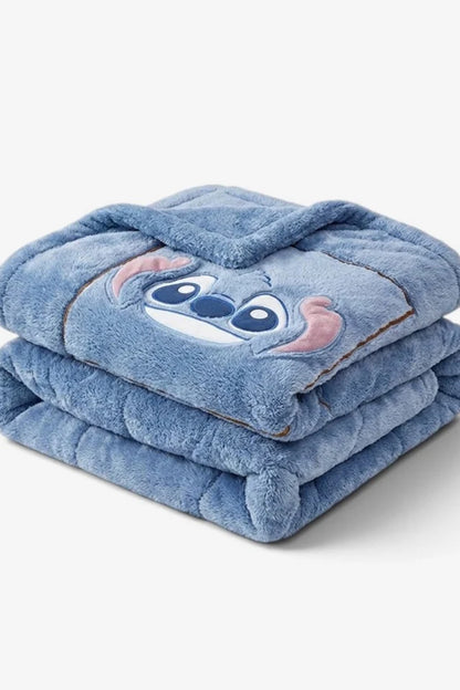 Convertible Fleece Blanket – folds to pillow, two cushions included