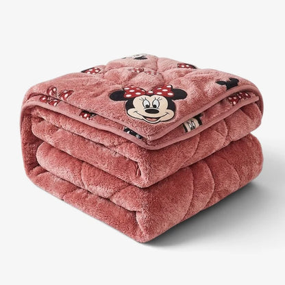 Convertible Fleece Blanket – folds to pillow, two cushions included