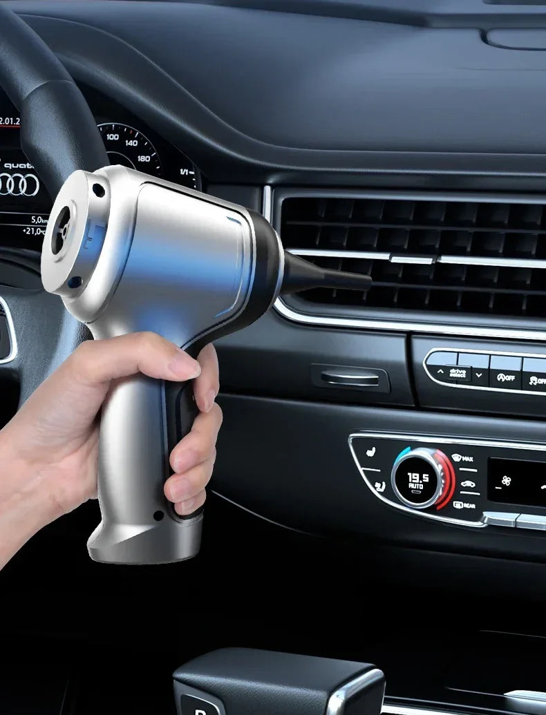 Cordless Handheld Vacuum – lightweight, high-power suction, car and home use
