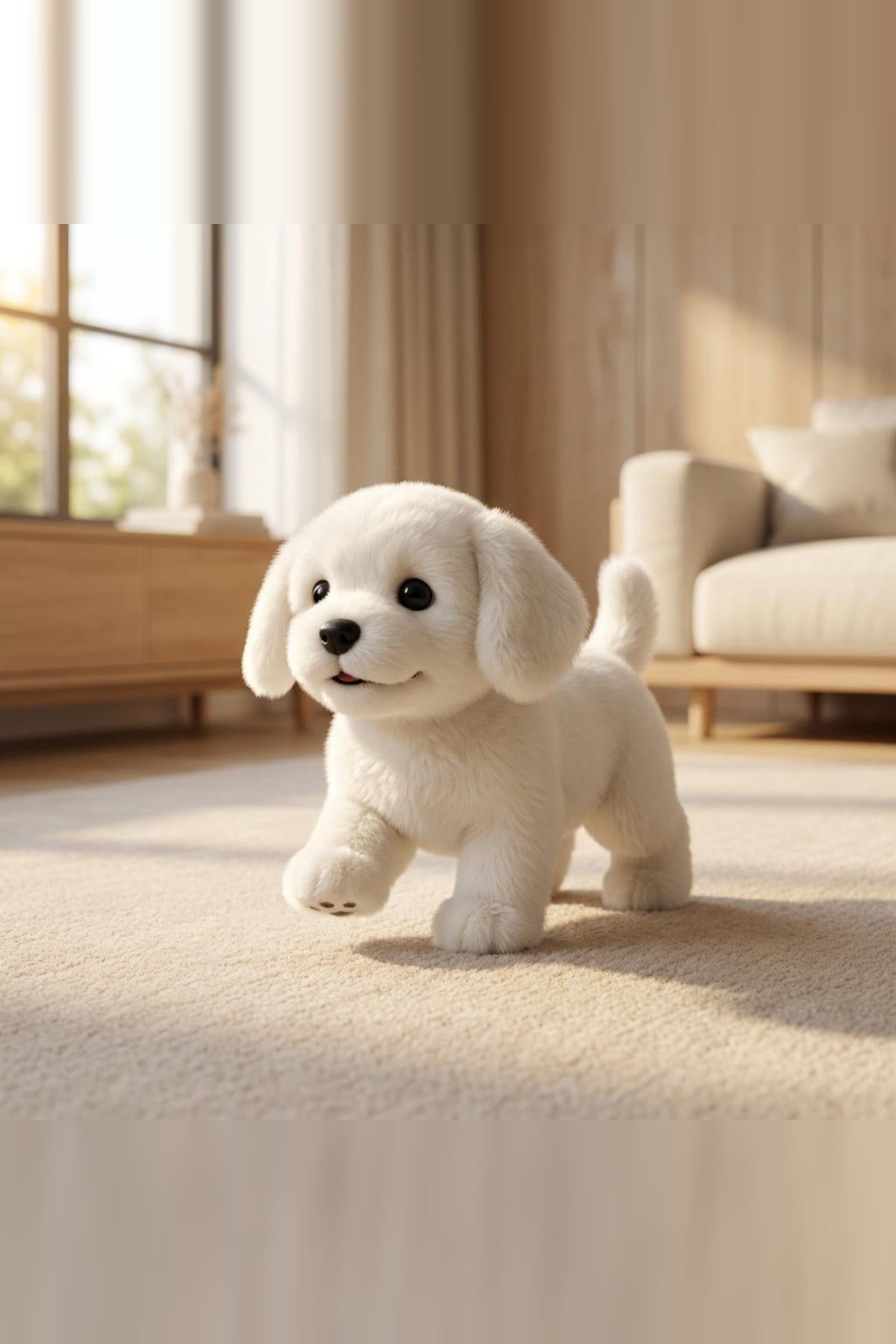 Walking and Barking Plush Dog – Responds to Touch