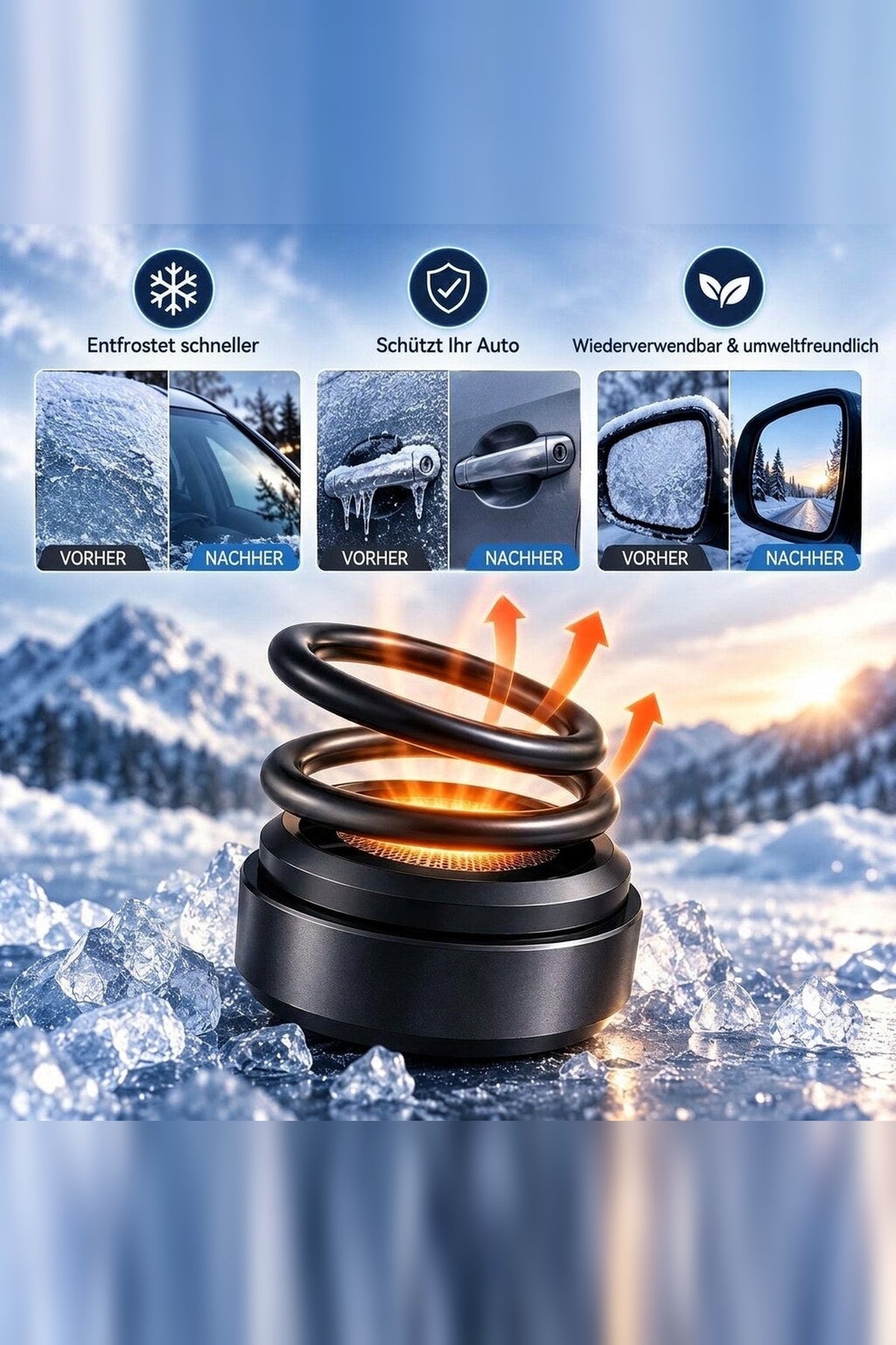 Compact Solar Portable Heater