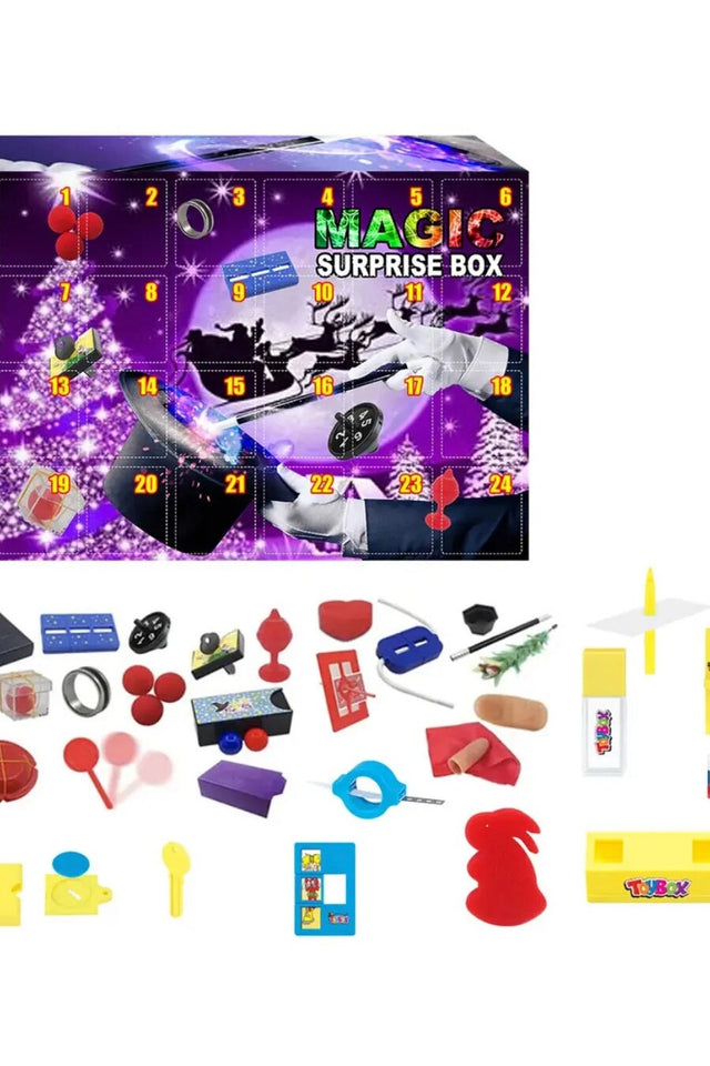 Magic Tricks Advent Calendar – 24 daily surprises, cardboard construction, ages 8+