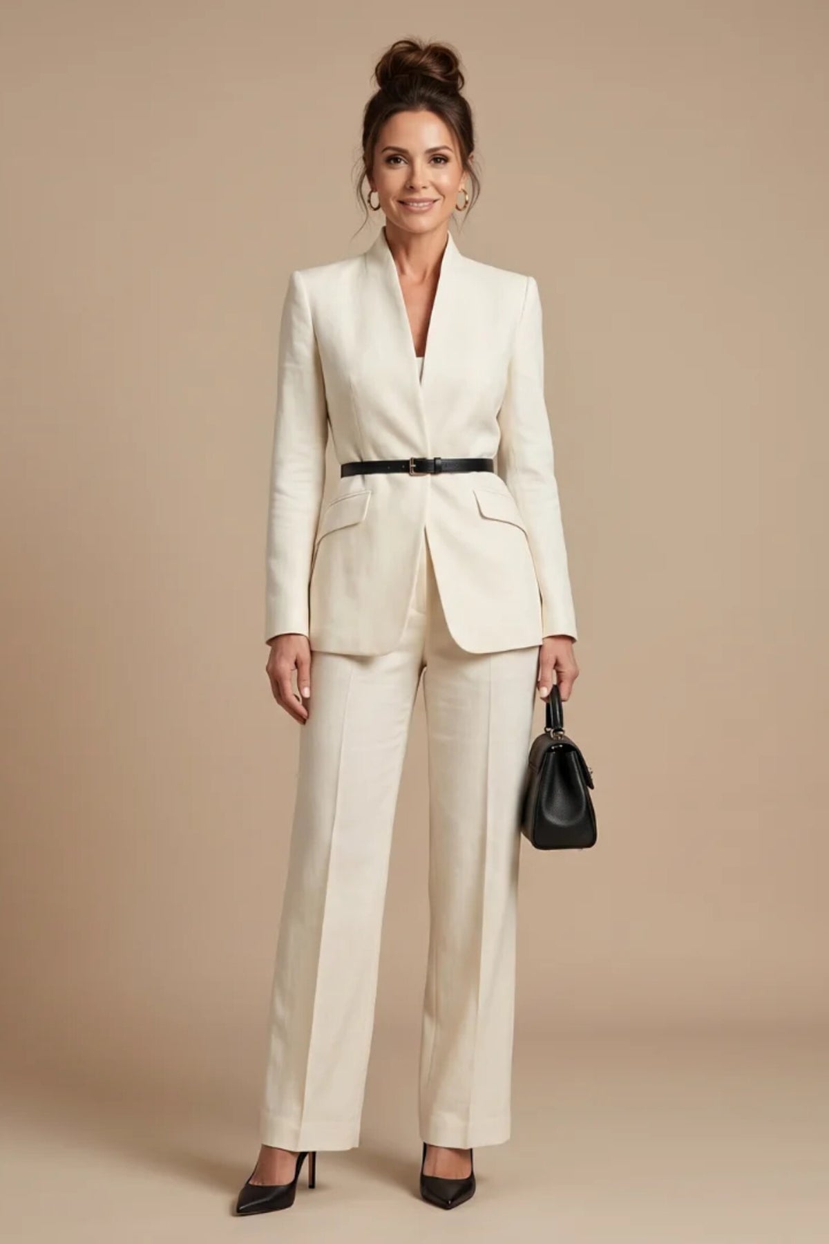 Delta | Structured Stand Collar Tailored Suit