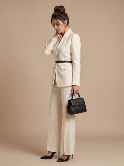 Delta | Structured Stand Collar Tailored Suit