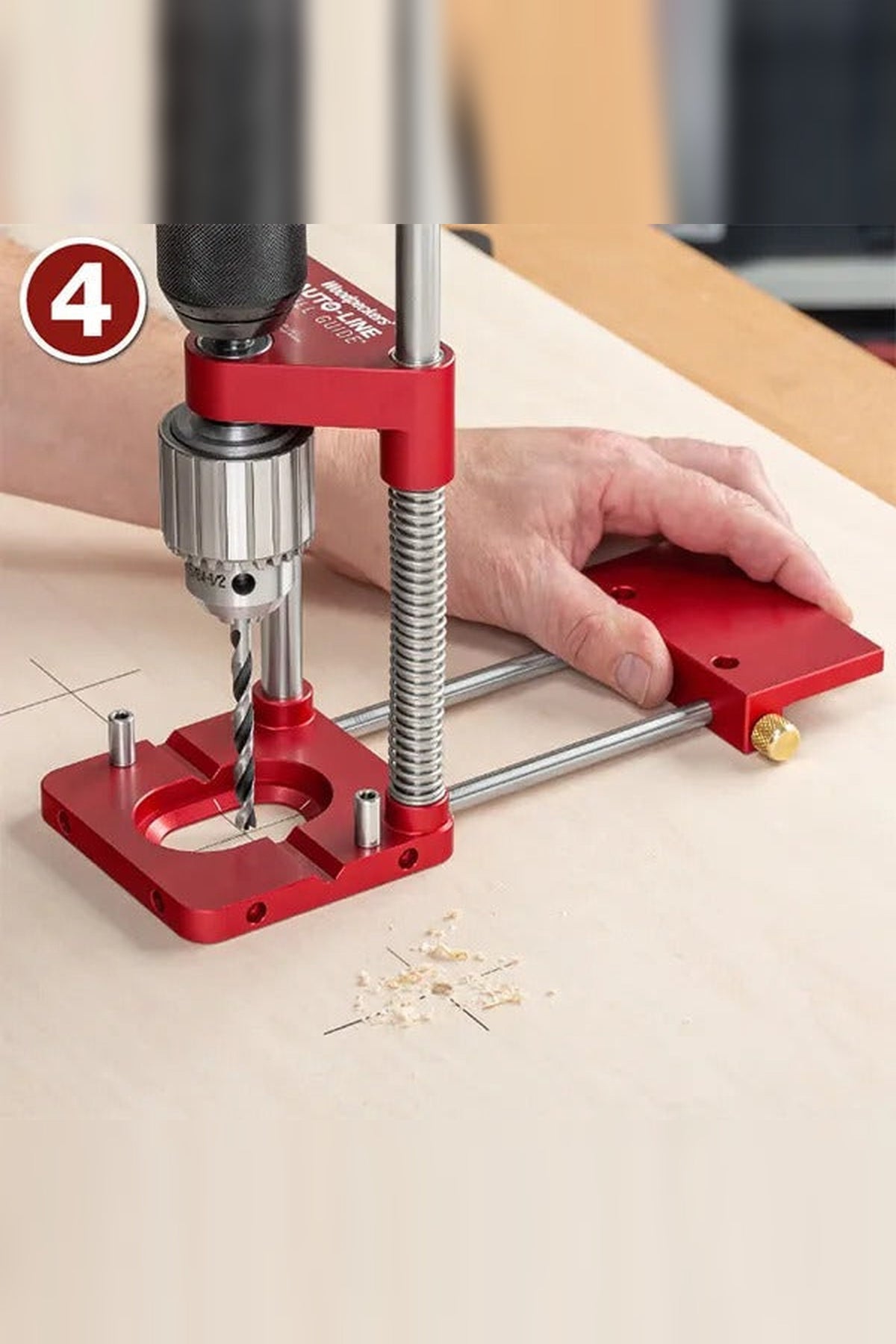 90-Degree Drill Guide – Keeps the Drill Bit Straight