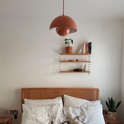 Dome Shade Pendant – floating globe, adjustable, hardwired