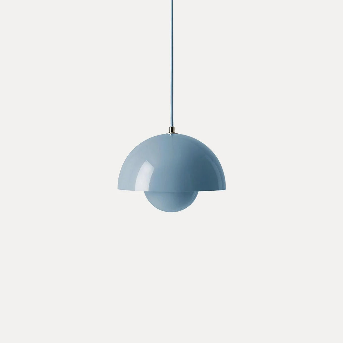 Dome Shade Pendant – floating globe, adjustable, hardwired