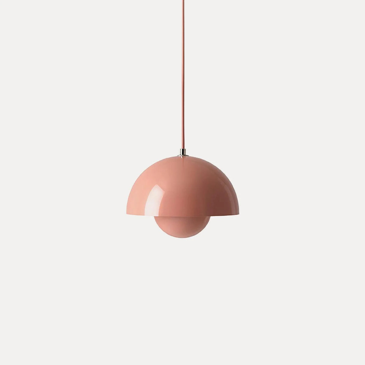 Dome Shade Pendant – floating globe, adjustable, hardwired