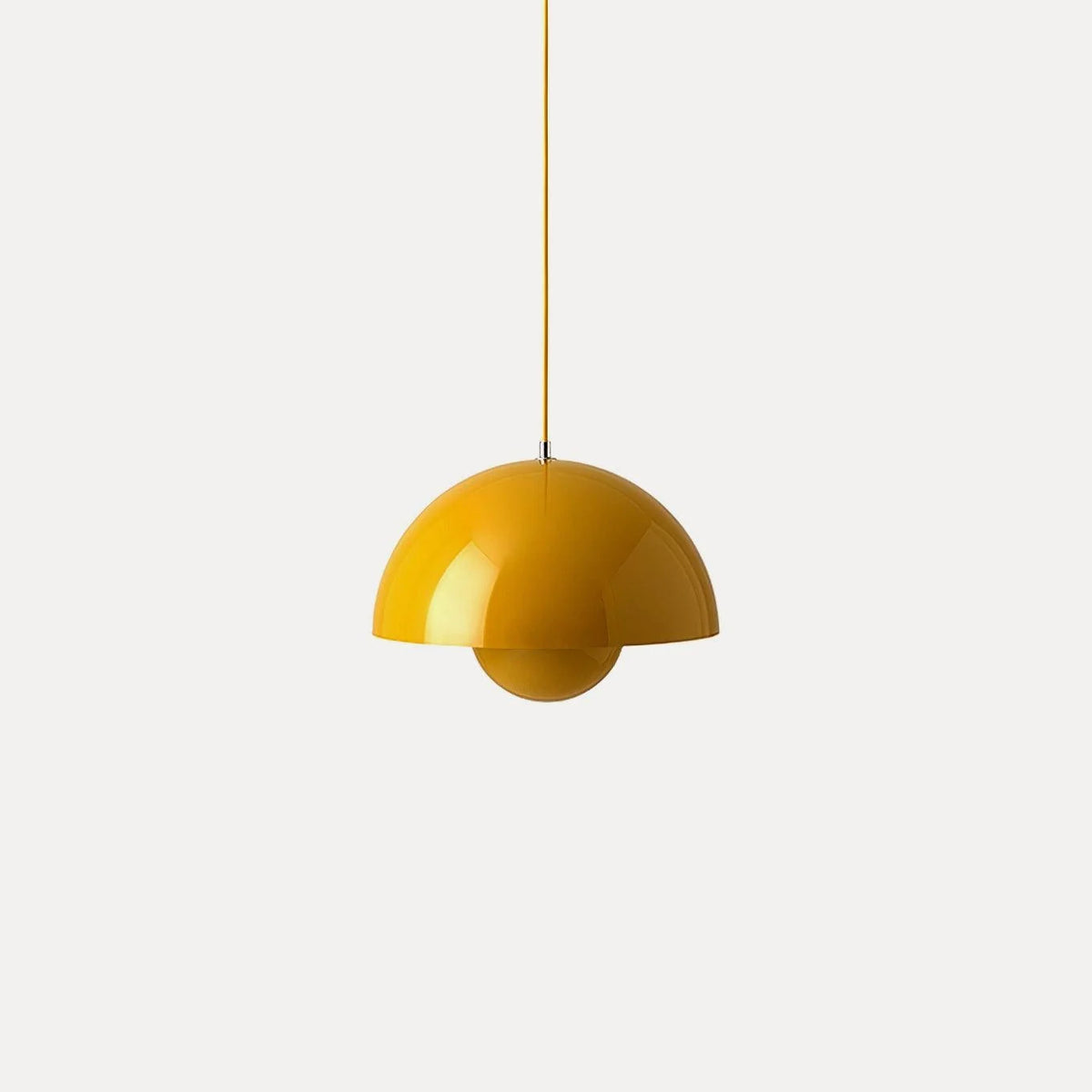 Dome Shade Pendant – floating globe, adjustable, hardwired