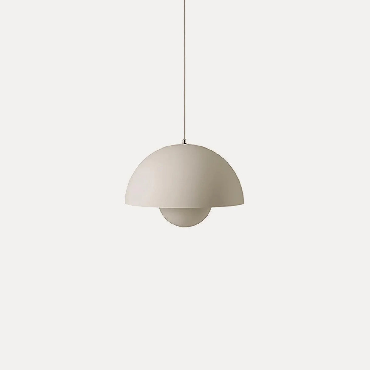 Dome Shade Pendant – floating globe, adjustable, hardwired