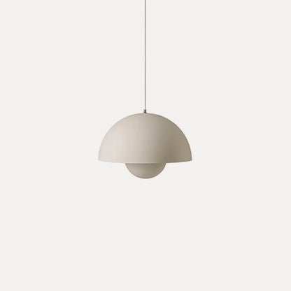 Dome Shade Pendant – floating globe, adjustable, hardwired