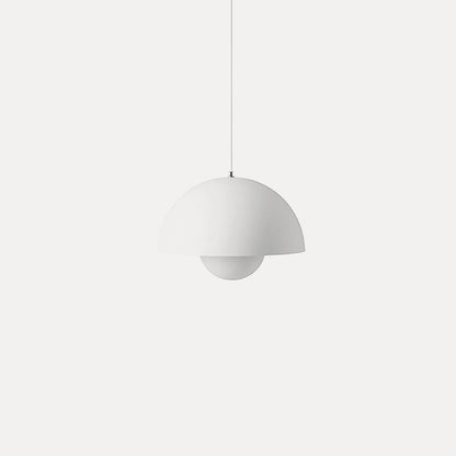 Dome Shade Pendant – floating globe, adjustable, hardwired