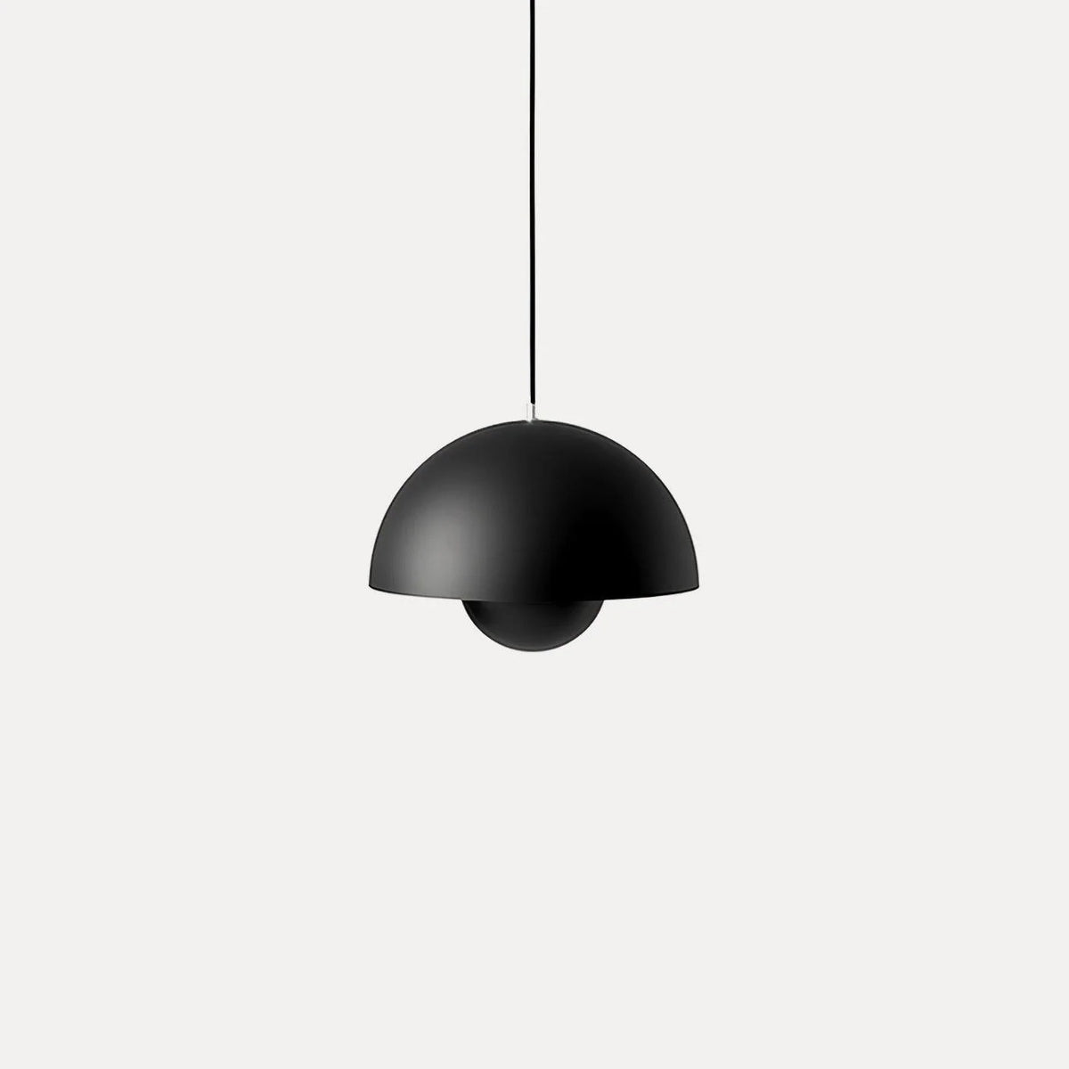 Dome Shade Pendant – floating globe, adjustable, hardwired