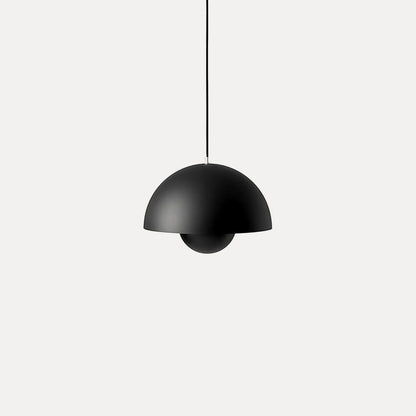 Dome Shade Pendant – floating globe, adjustable, hardwired