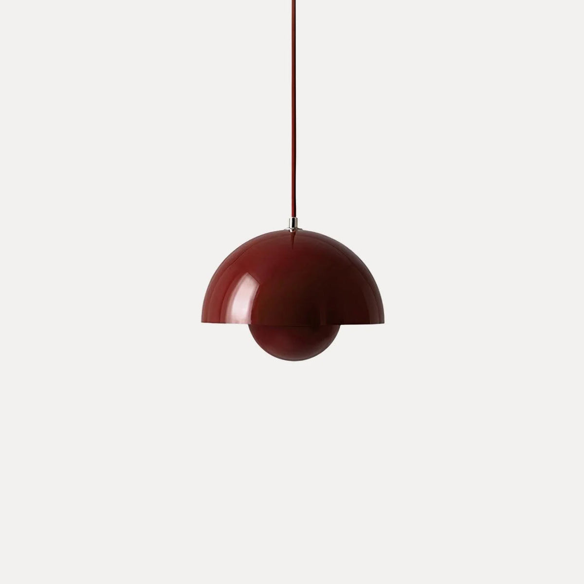 Dome Shade Pendant – floating globe, adjustable, hardwired