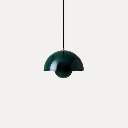 Dome Shade Pendant – floating globe, adjustable, hardwired