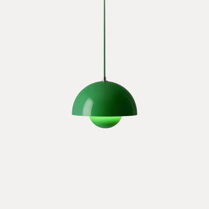 Dome Shade Pendant – floating globe, adjustable, hardwired