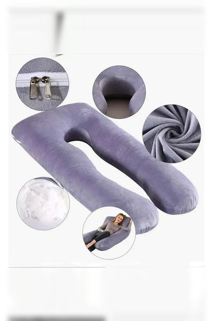 Body Pillow – Ergonomic Support, Removable Cover