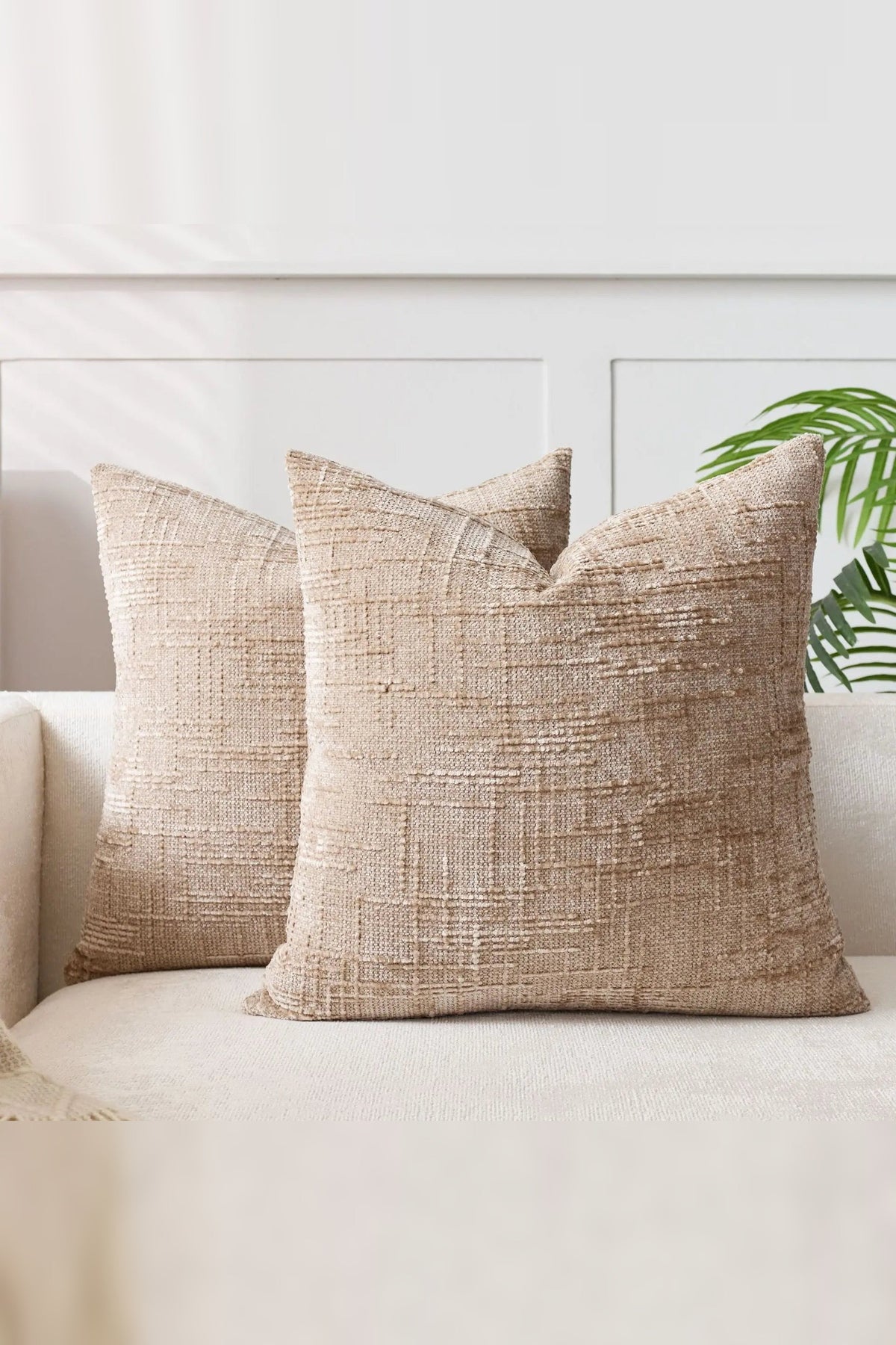 Chunky Chenille Cushion Cover – Japanese-Inspired Elegance