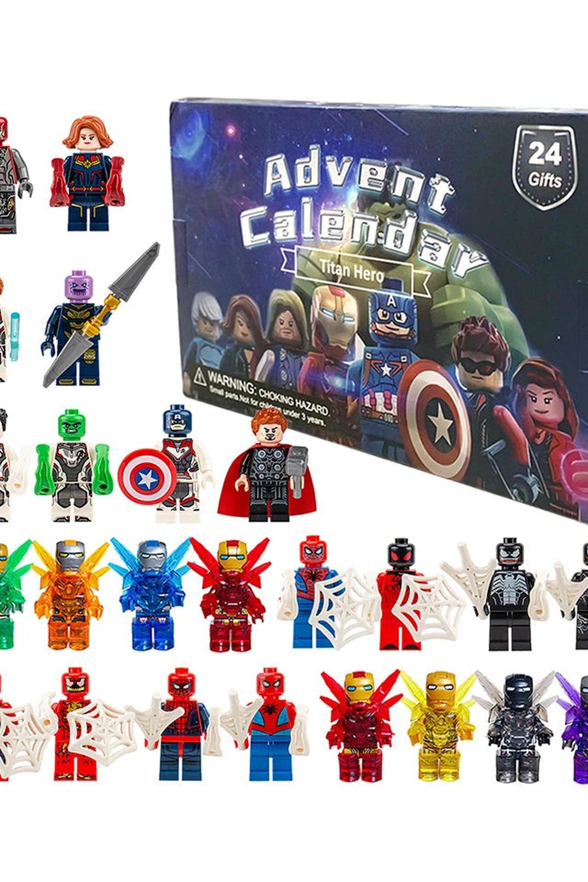 Marvel Advent Calendar Kids 2026 – 24 action figures for creative play