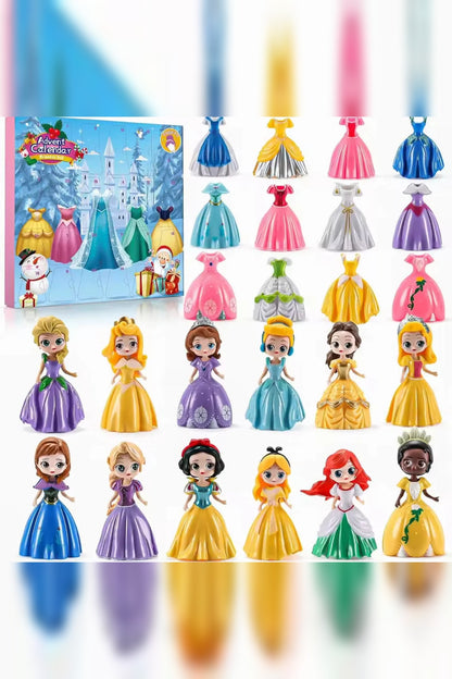 Princess Advent Calendar 2026 – 24 Dolls and Outfits to Change