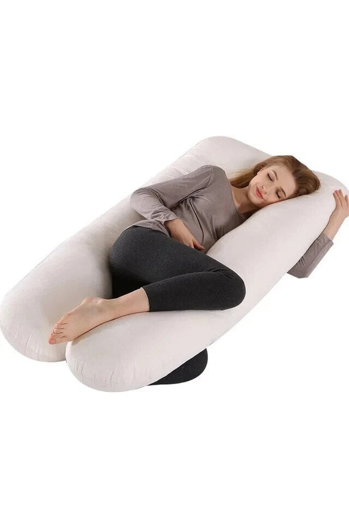 Body Pillow – Ergonomic Support, Removable Cover