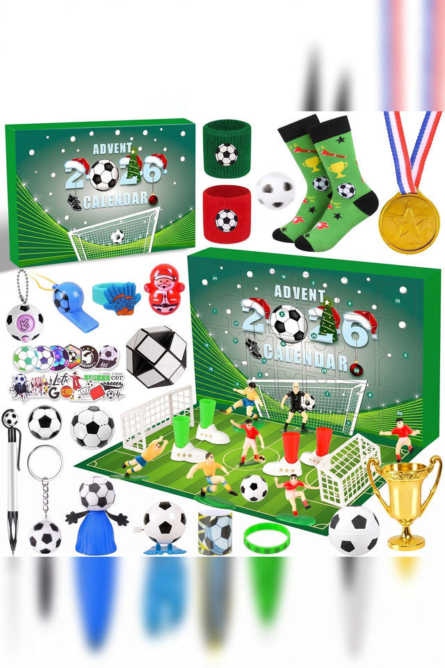 Football Advent Calendar – 24 accessories and a fold-out pitch