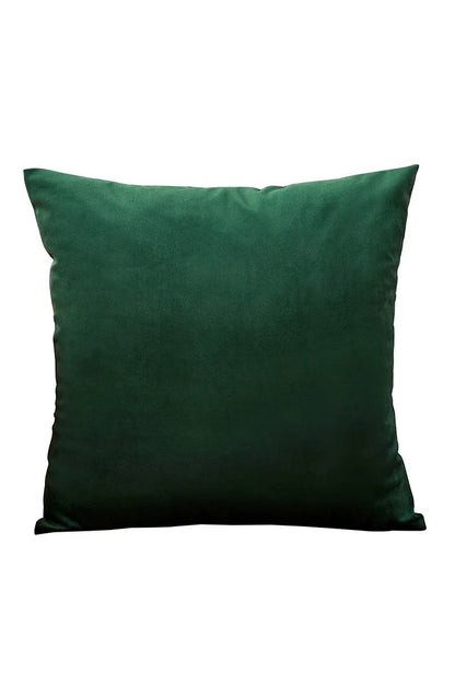 Plain Velvet Cushion Cover – Invisible Zip, Eight Colours