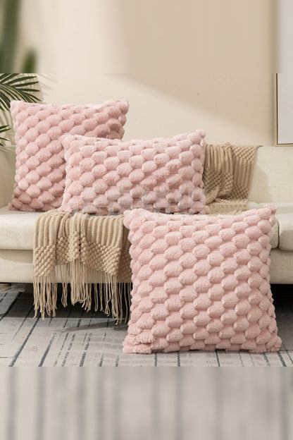 Honeycomb Textured Cushion Cover – Three Sizes, Hidden Zip