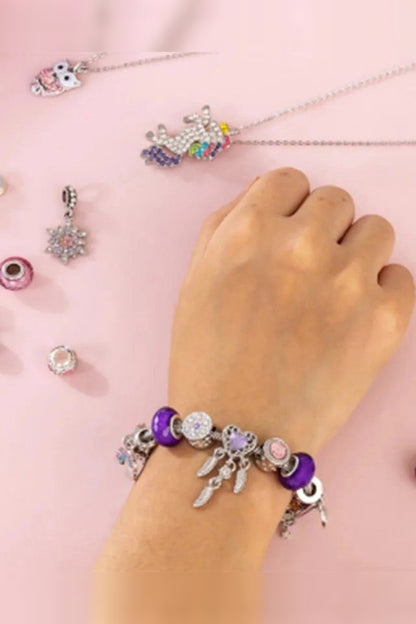 Charm Bracelet Advent Collection – crystal, metal and pearls
