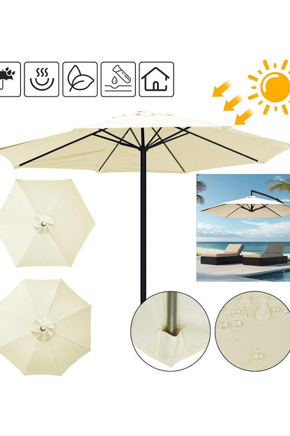 Parasol Replacement Canopy – water repellent, vented top, fits standard frames
