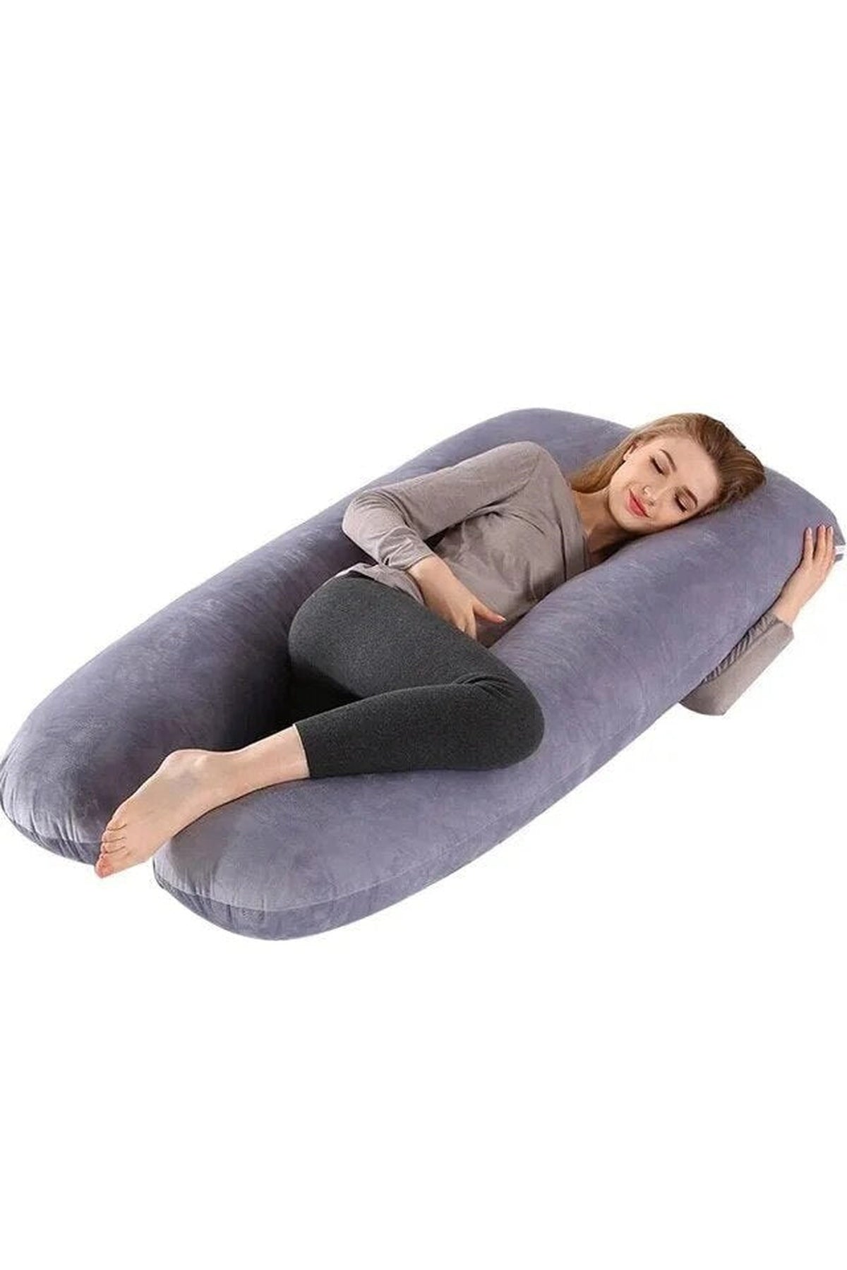 Body Pillow – Ergonomic Support, Removable Cover