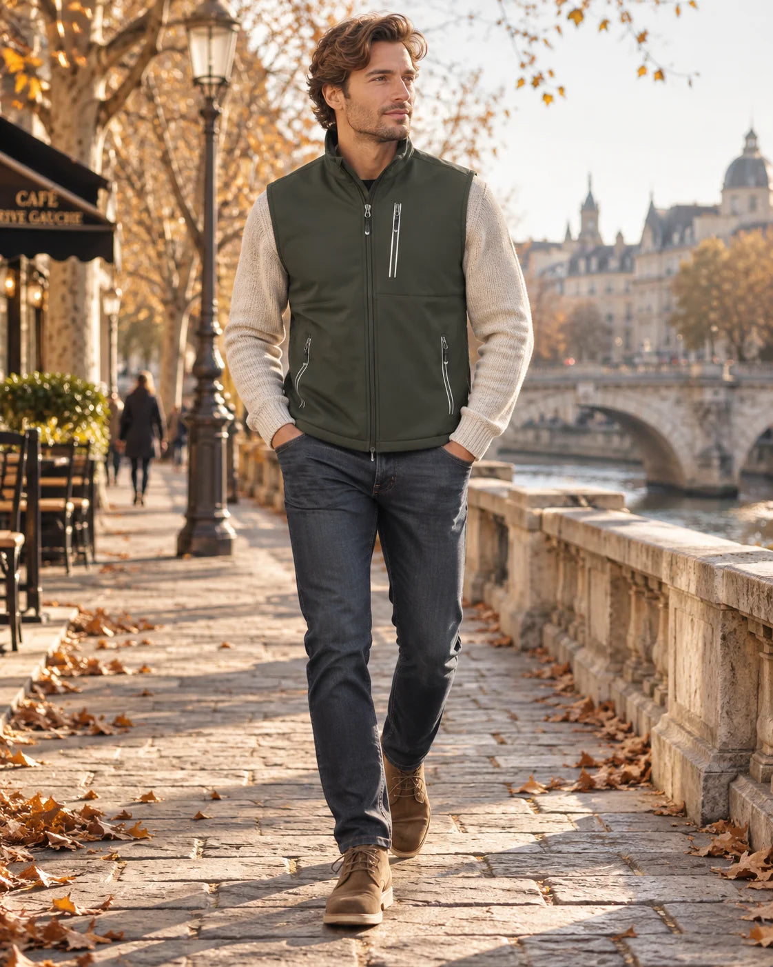 Gilet Men - Lightweight Windproof Softshell Vest