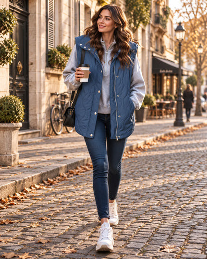 Gilet Women - Lightweight Quilted with Practical Pockets