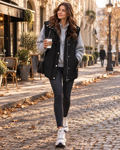 Gilet Women - Lightweight Quilted with Practical Pockets