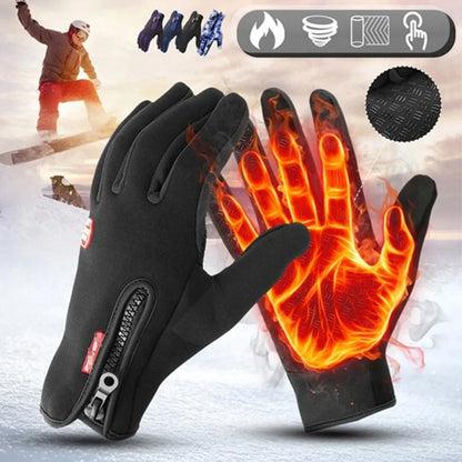 Heated Gloves – touchscreen compatible, outdoor winter warmth