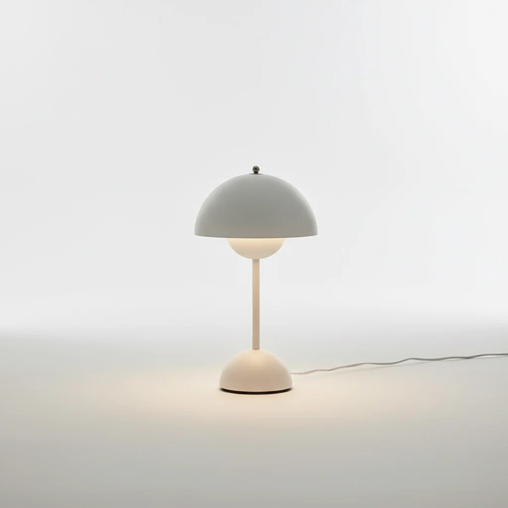 Hemisphere Table Lamp – rechargeable, dimmable, warm white light