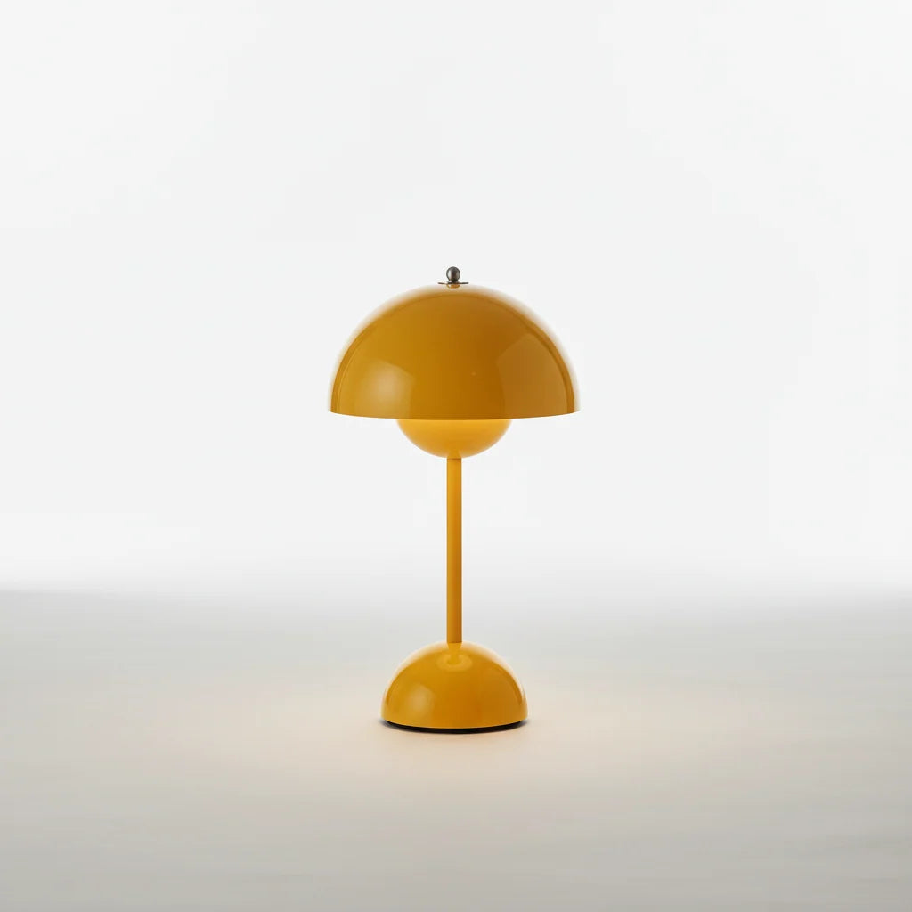 Hemisphere Table Lamp – rechargeable, dimmable, warm white light