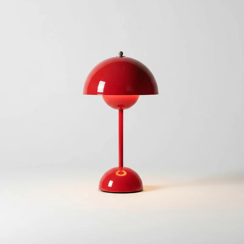 Hemisphere Table Lamp – rechargeable, dimmable, warm white light