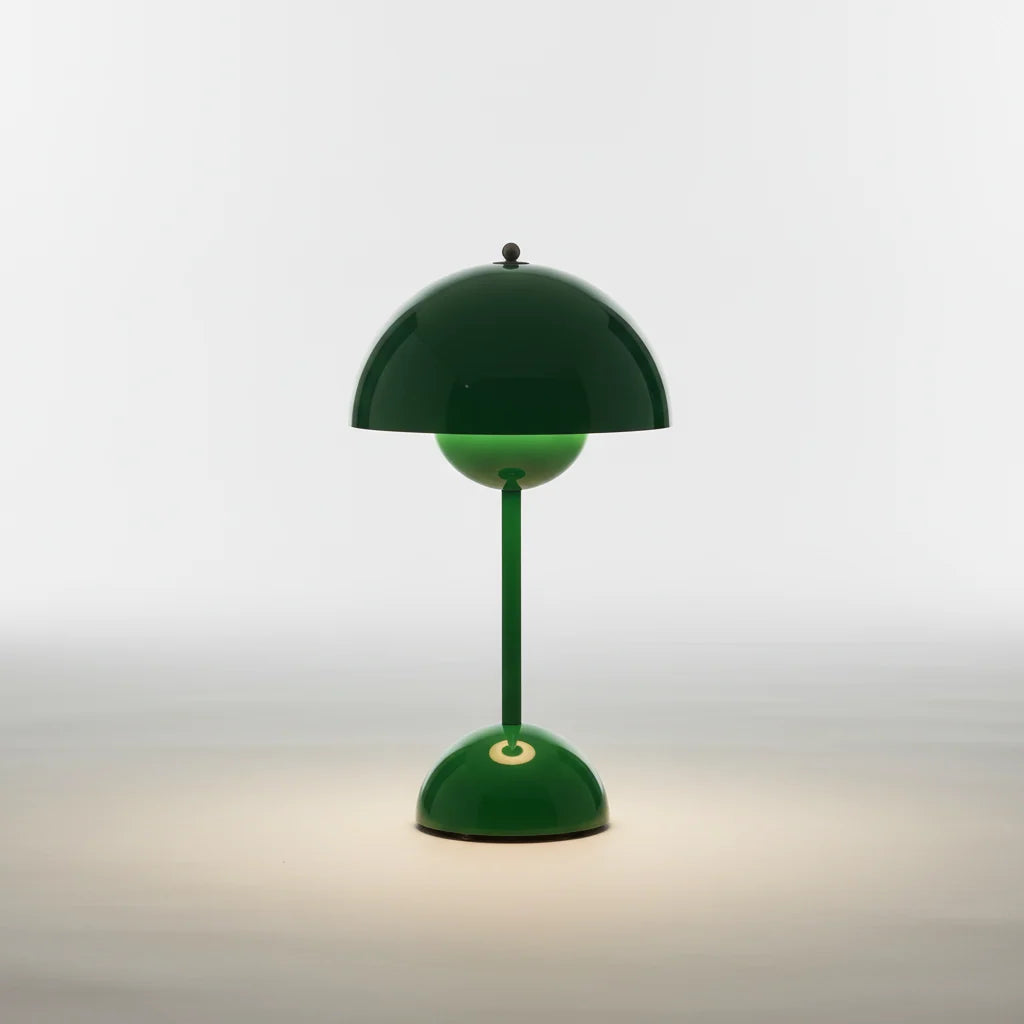 Hemisphere Table Lamp – rechargeable, dimmable, warm white light