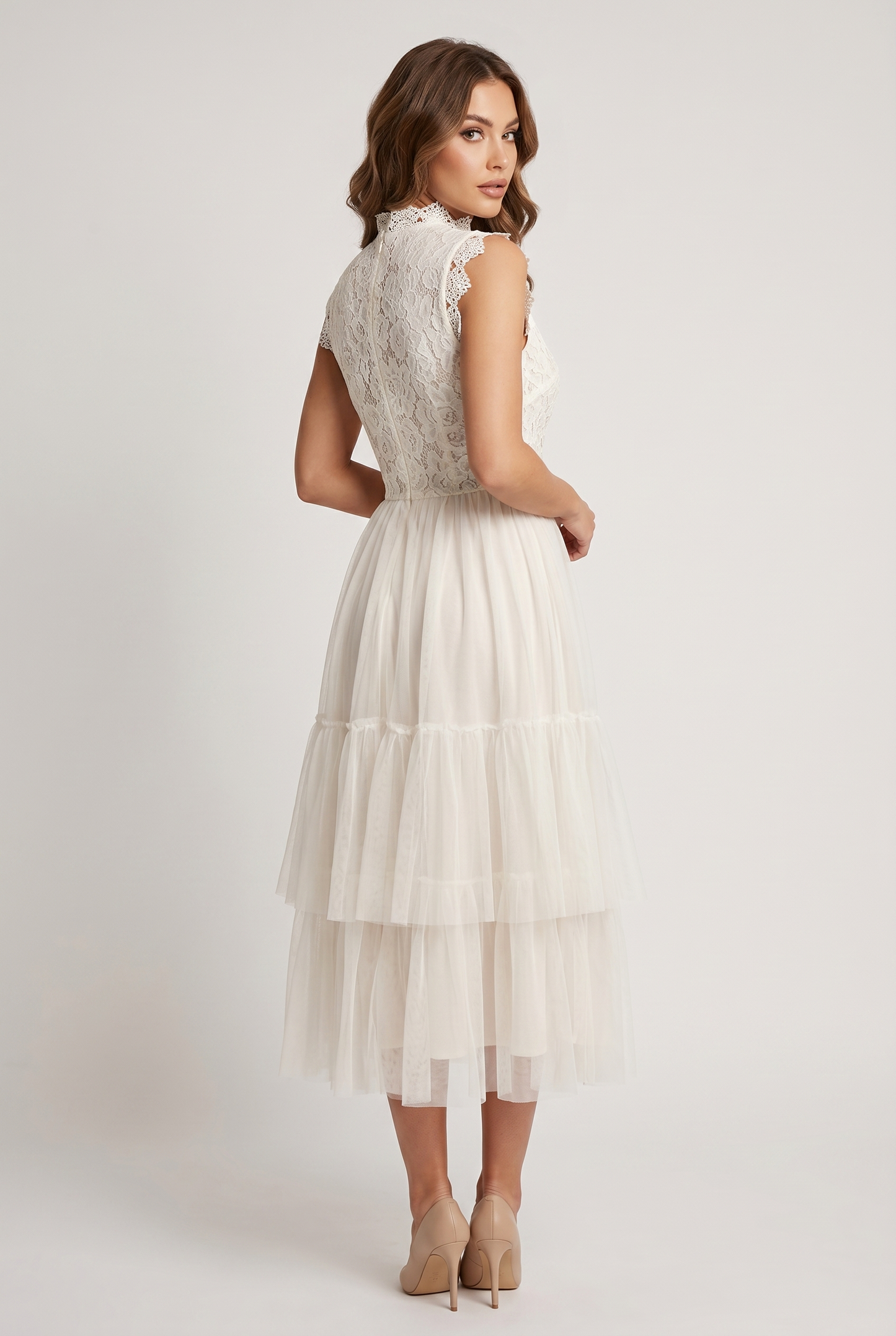 Midi Dress Women - Flared Dress