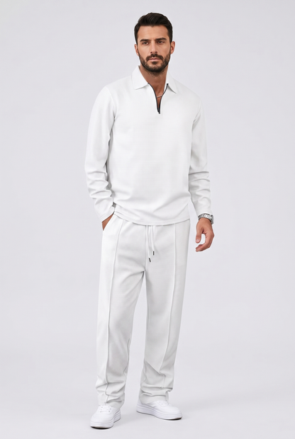 Set Men - Waffle Knit Two-Piece Outfit