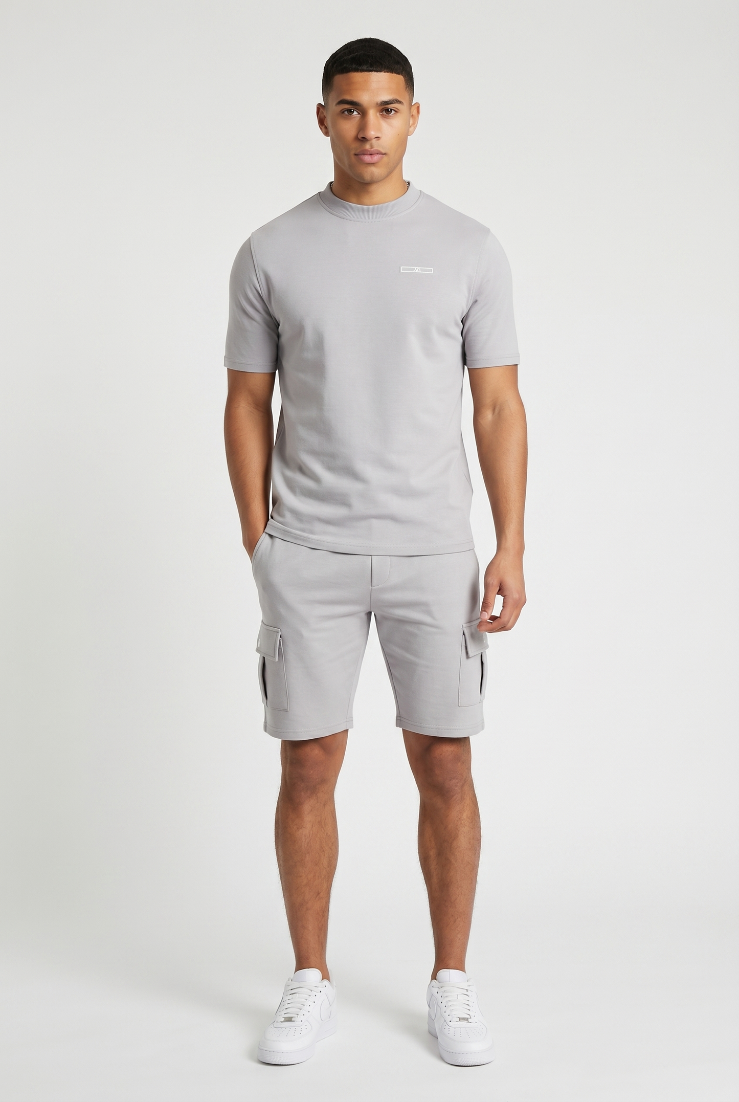 Set Men - Two-Piece Short-Sleeve Summer Outfit with Shorts