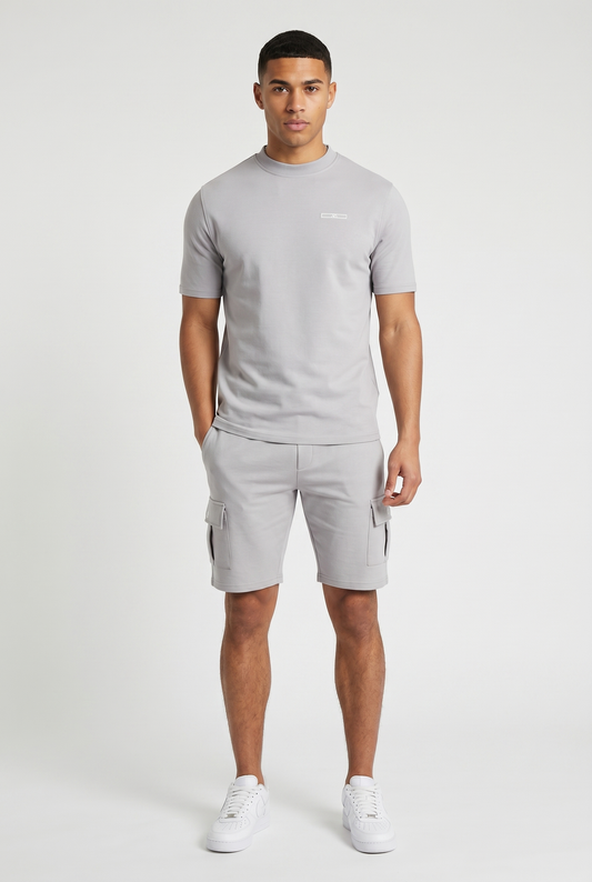 Set Men - Two-Piece Short-Sleeve Summer Outfit with Shorts