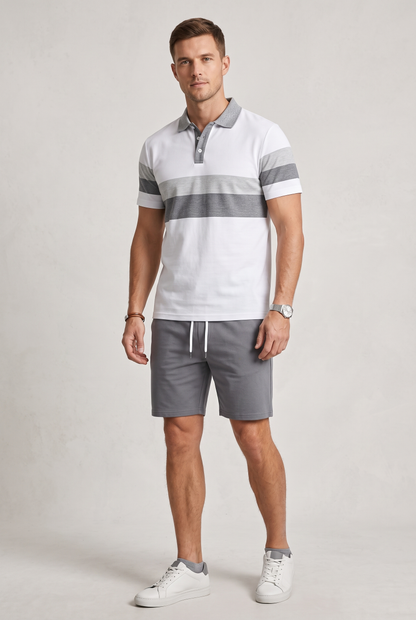 Mens summer set two-piece outfit