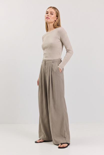 Trousers Women - Wide Leg Palazzo Trousers