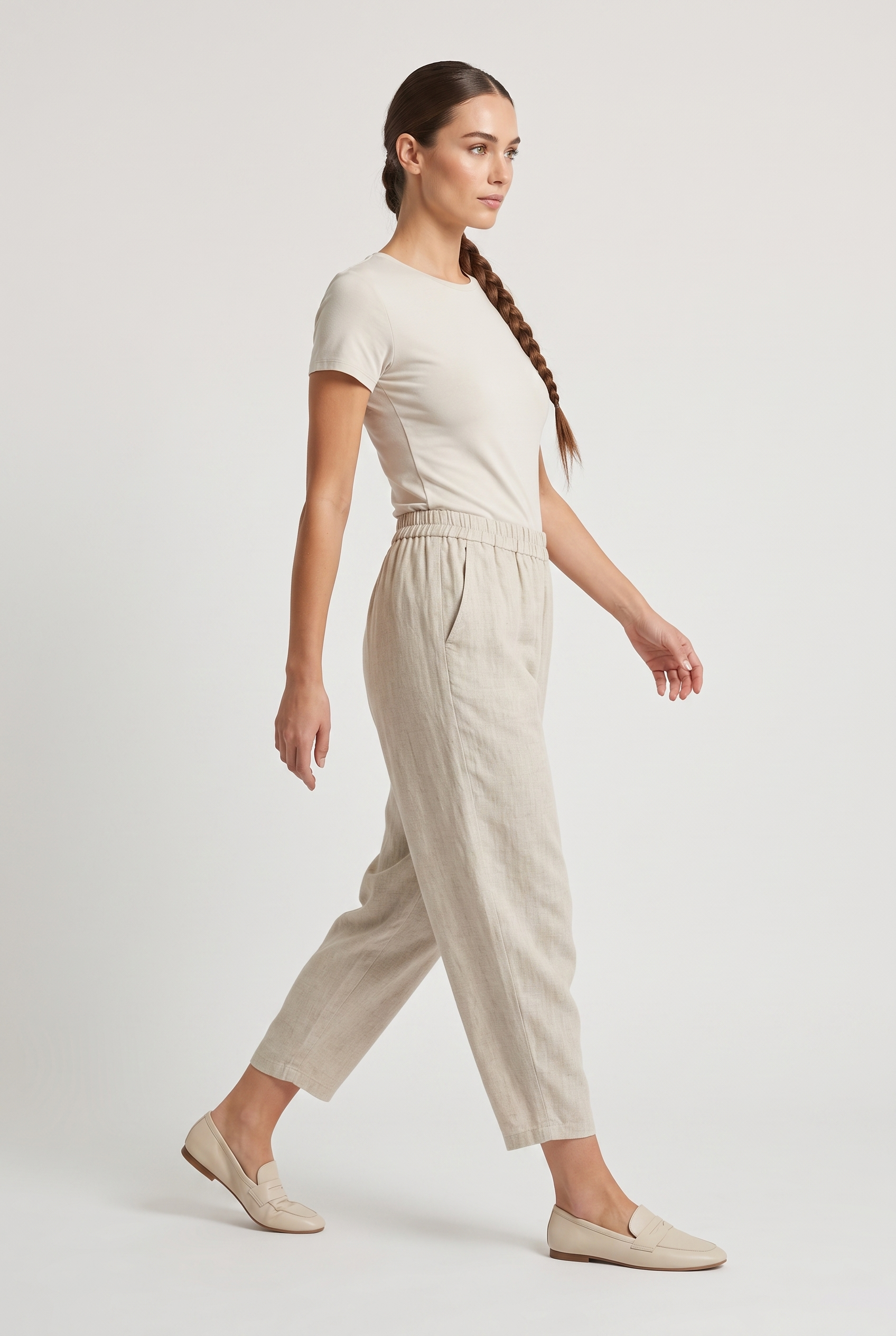 Trousers Women - Balloon Fit Casual Trousers